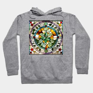 Pothos Explosion Stained Glass Hoodie